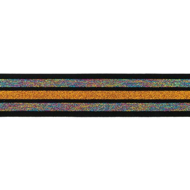 Elastic - Multi Rainbow-Orange elastic 40mm-Elastic-Jelly Fabrics