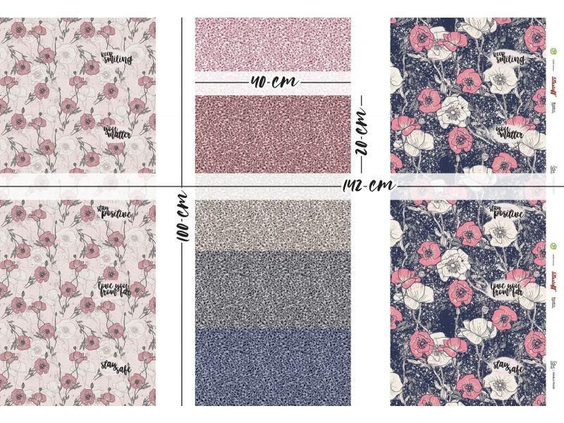 Organic Cotton Panel - Type 4 by Lillestoff-Jersey Panel-Jelly Fabrics