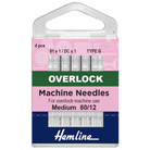 Hemline Overlock/Serger Machine Needles - Type B - Medium 80/12 (4 pieces)-Accessories-Jelly Fabrics