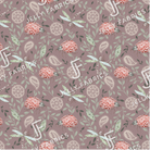 Cotton Jersey - Paisley Garden in Clay (EXCLUSIVE)-Jersey Fabric-Jelly Fabrics