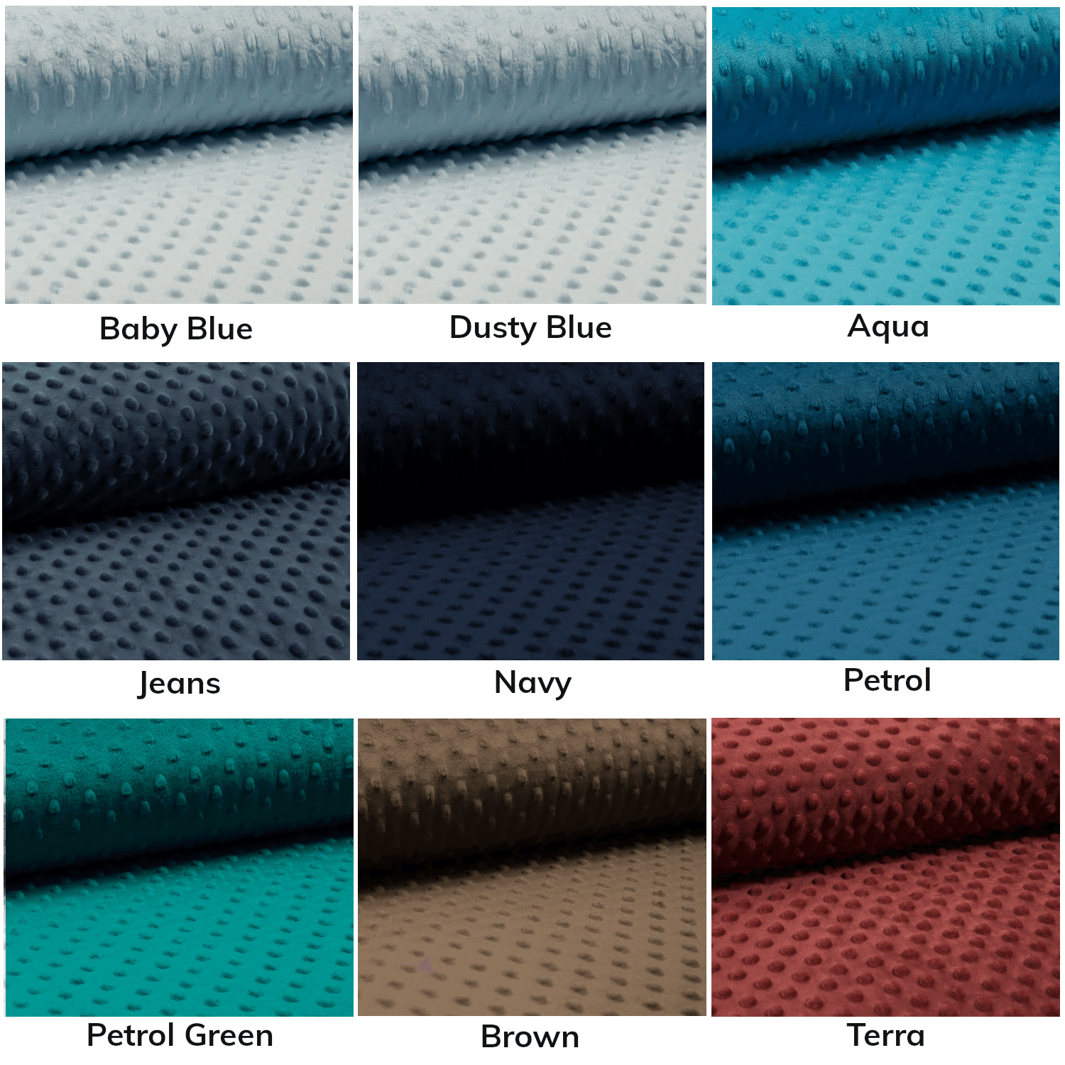 Bolt Pre-Order - PLUSH MINKY Dimples-Bolt-Jelly Fabrics