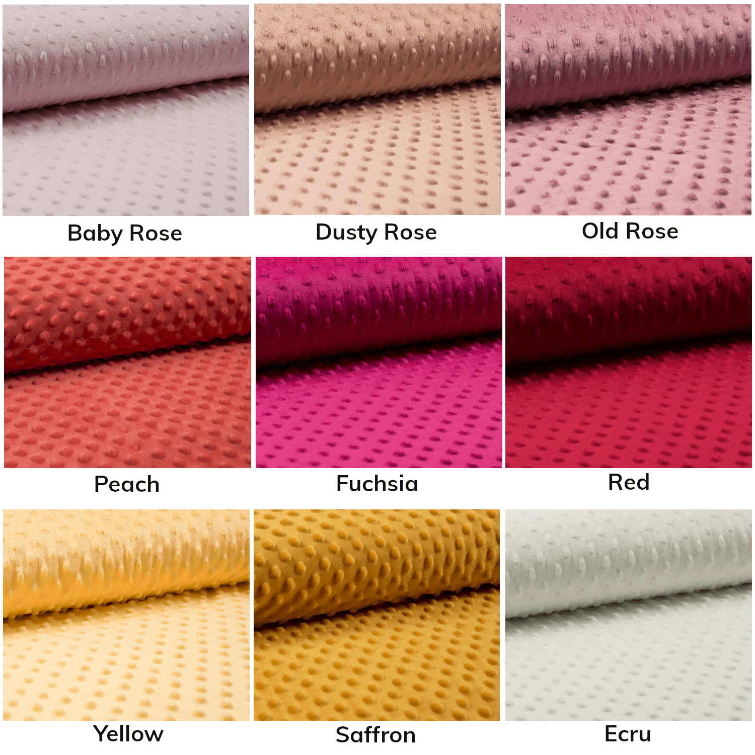 Bolt Pre-Order - PLUSH MINKY Dimples-Bolt-Jelly Fabrics