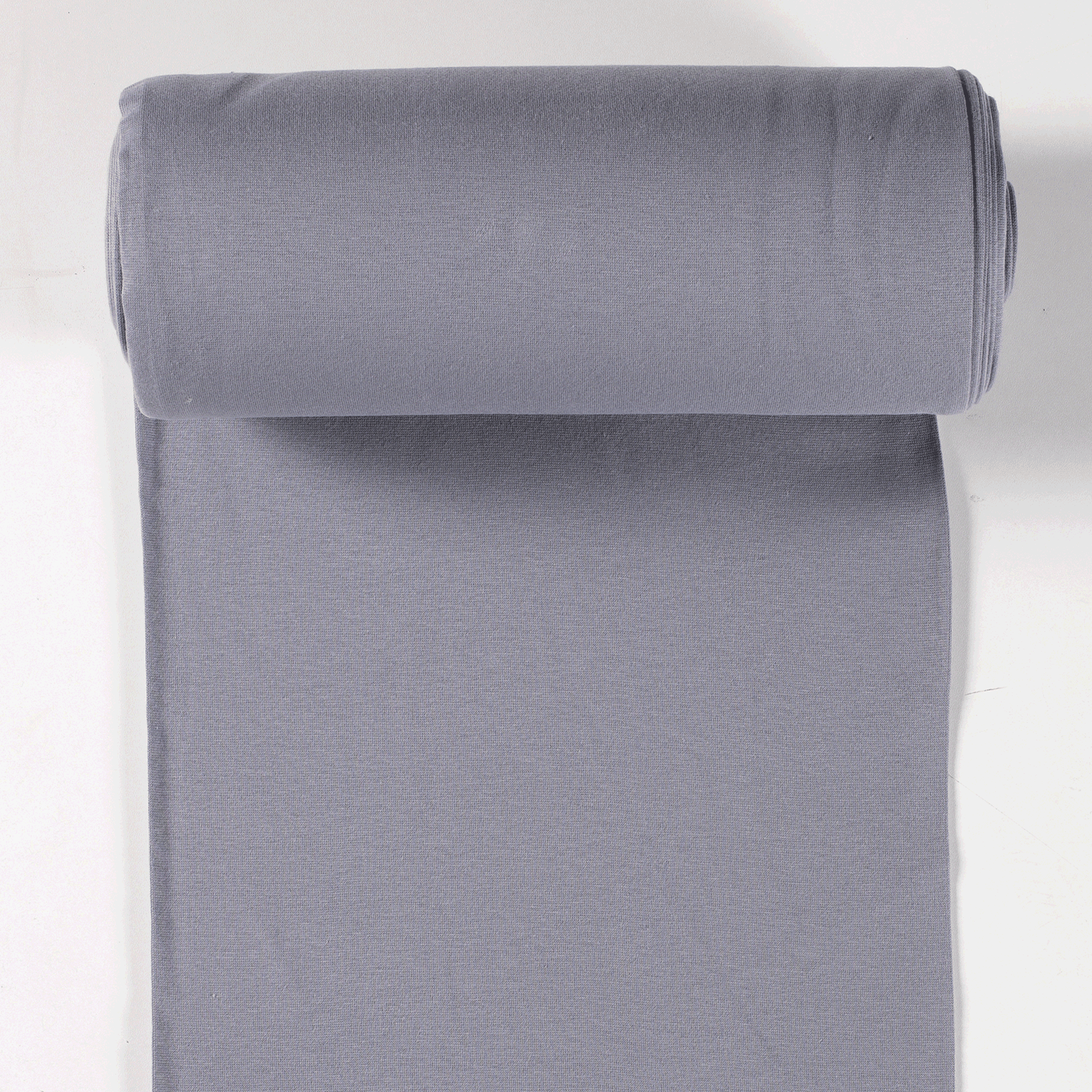Tubular Ribbing - Grey-Rib Knit-Jelly Fabrics