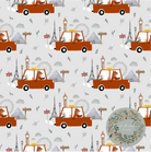 Cotton Jersey - Sightseeing in Dove (EXCLUSIVE)-Jersey Fabric-Jelly Fabrics