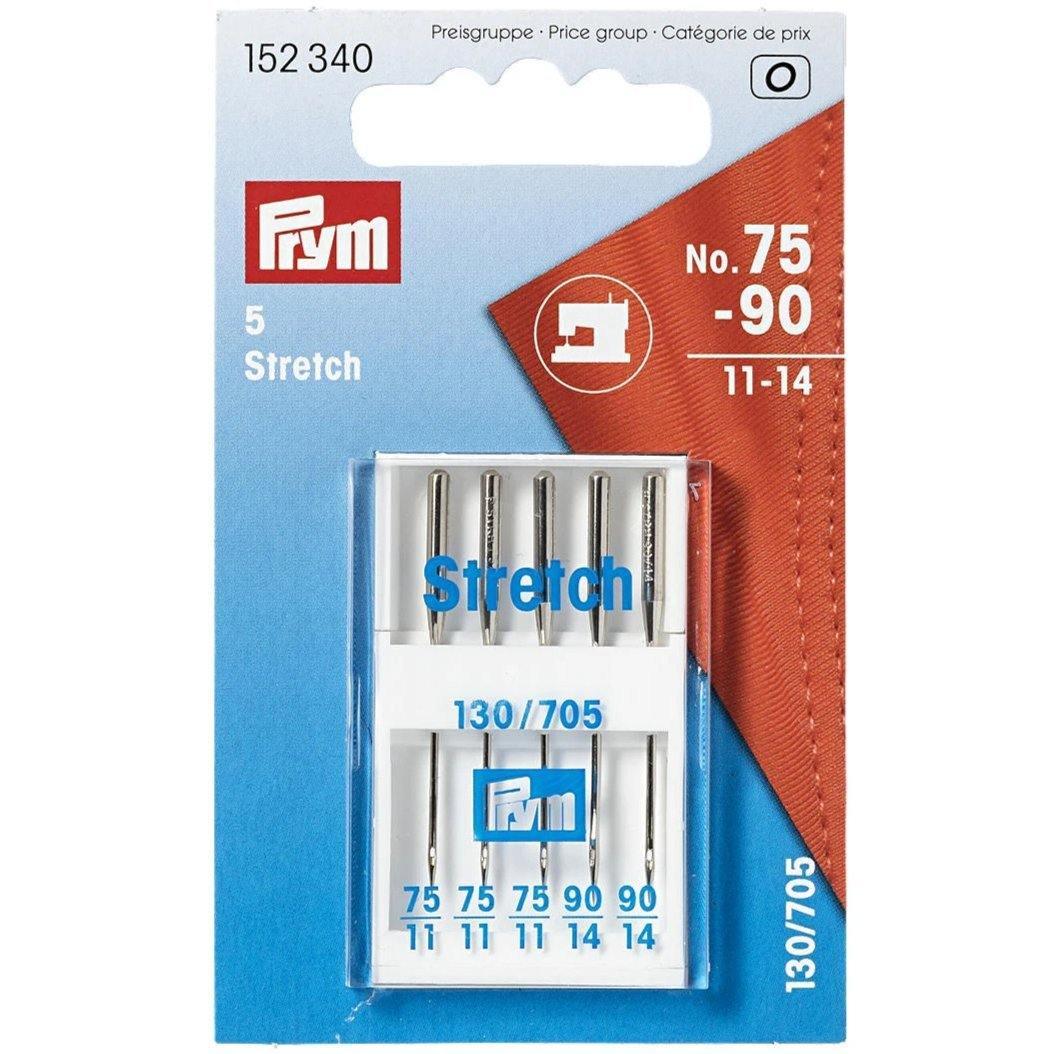 Prym sewing machine needles for Stretch, 130/705, 75-90 (pack of 5)-Accessories-Jelly Fabrics