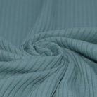 Wide Drop Needle Rib Jersey - Old Green-Jersey Fabric-Jelly Fabrics