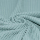 Wide Drop Needle Rib Jersey - Sea Green-Jersey Fabric-Jelly Fabrics