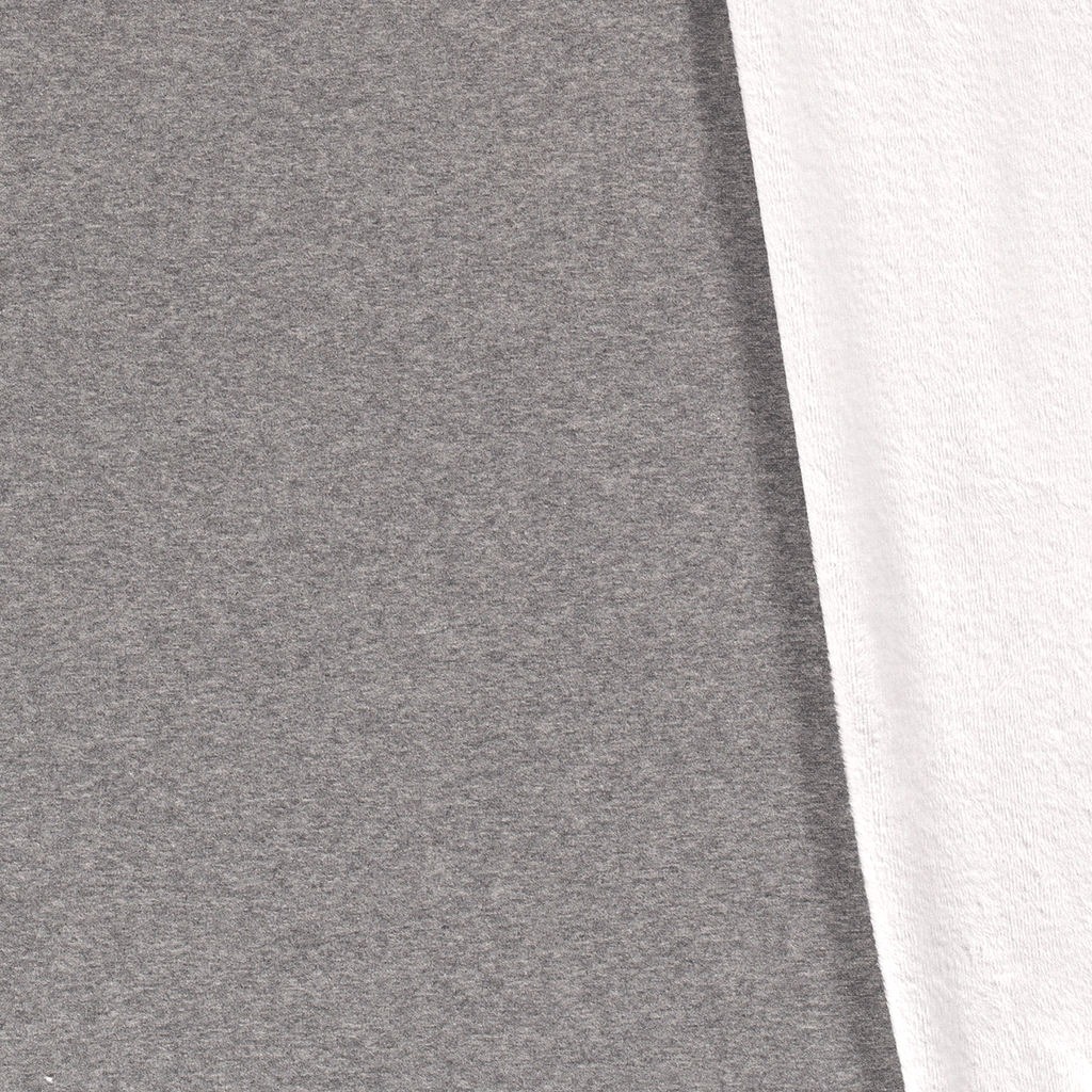 Alpine Fleece - Solid Dark Grey Melange-Alpine Fleece-Jelly Fabrics