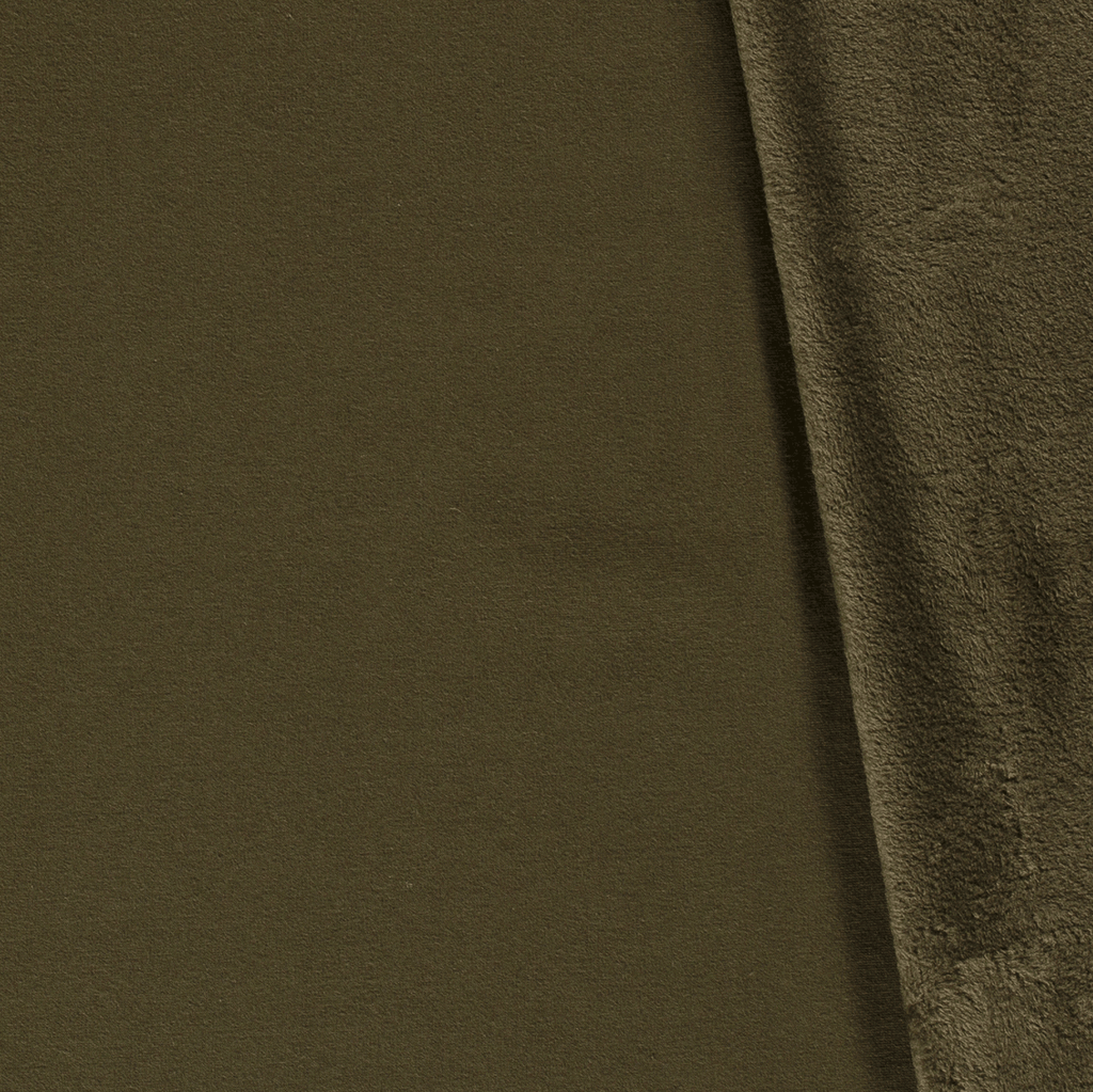 Alpine Fleece - Solid Khaki-Alpine Fleece-Jelly Fabrics