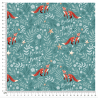 PRE-ORDER!!! - Believe in Magic of Christmas Teal (EXCLUSIVE) (due July)-Jersey Fabric-Jelly Fabrics