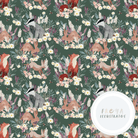 Cotton Jersey - BIMBLE in Forest (EXCLUSIVE)-Jersey Fabric-Jelly Fabrics