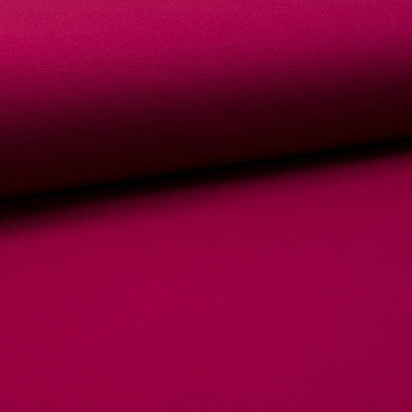 Brushed French Terry - Solid Light Bordeaux-French Terry-Jelly Fabrics