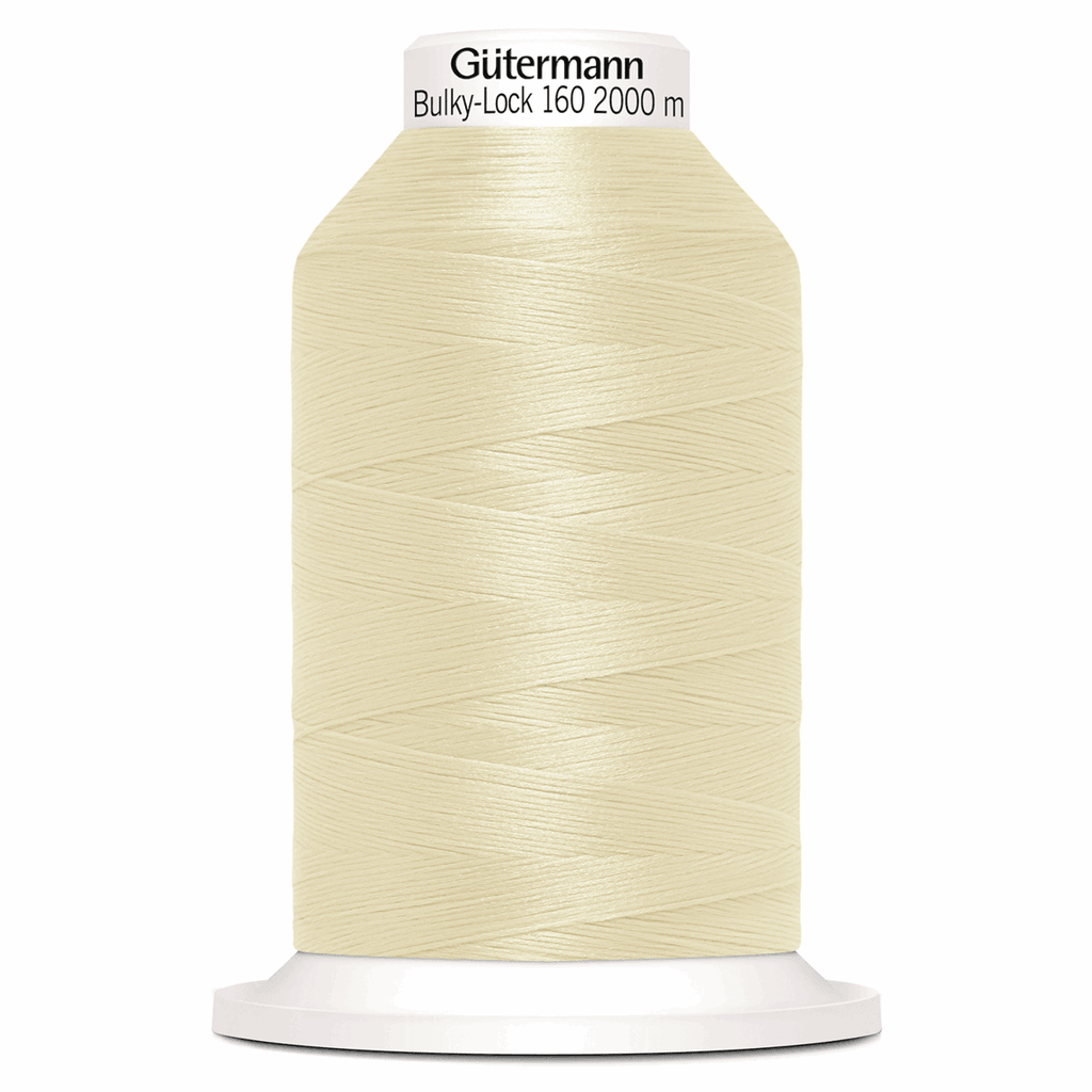 Gutermann Overlock Yarn - Bulky-Lock 160 : 2000 M Cream (414)-Thread-Jelly Fabrics
