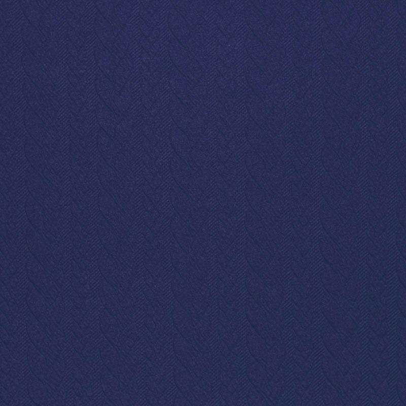 Cable Knit Jersey - Solid in Cobalt-Jacquard-Jelly Fabrics