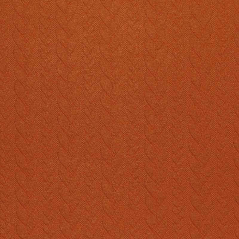 Cable Knit Jersey - Solid in Cognac-Jacquard-Jelly Fabrics