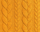 Cable Knit Jersey - Ochre-Jacquard-Jelly Fabrics