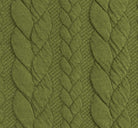 Cable Knit Jersey - Olive-Jacquard-Jelly Fabrics