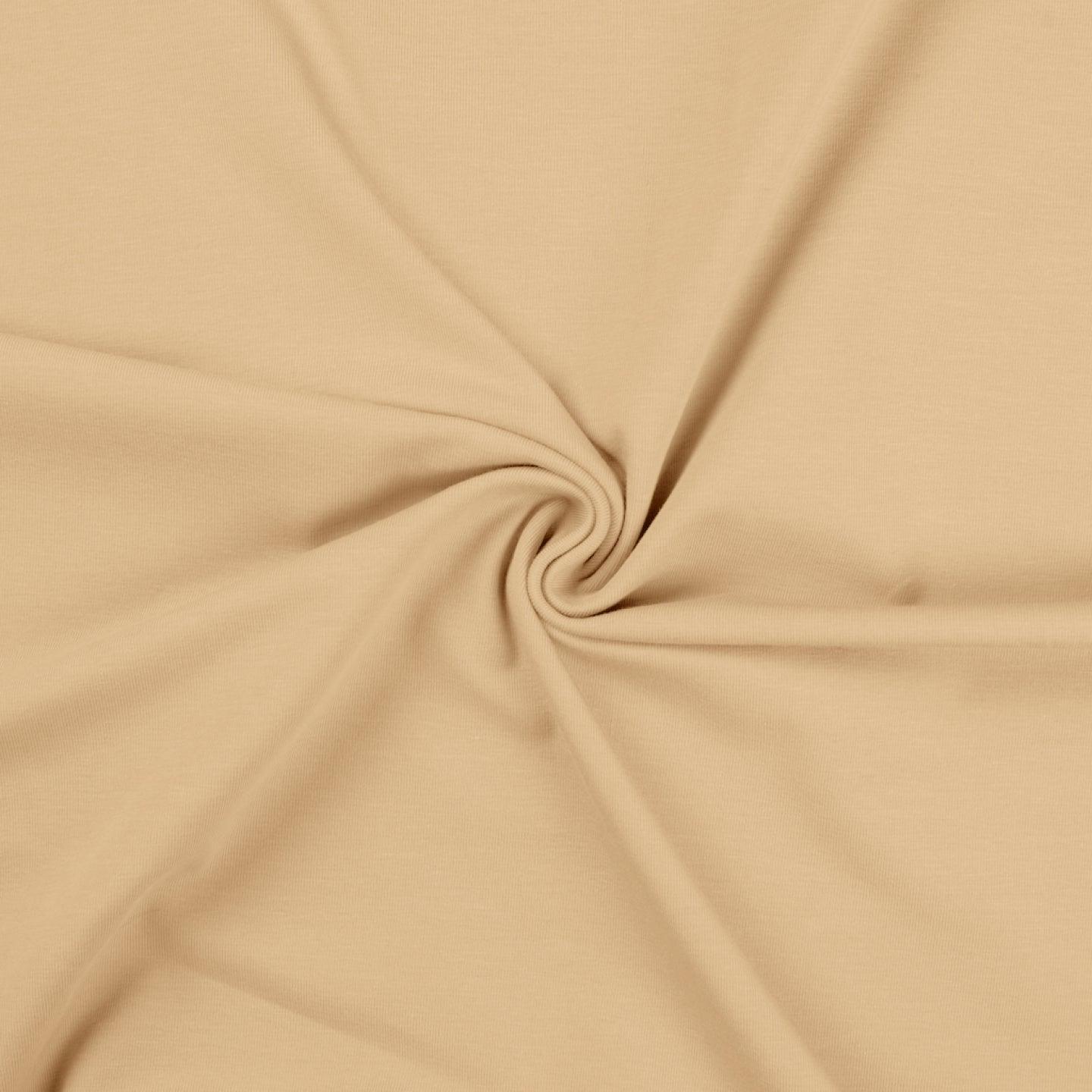 Cotton Jersey - Champagne (NEW)-Jersey Fabric-Jelly Fabrics