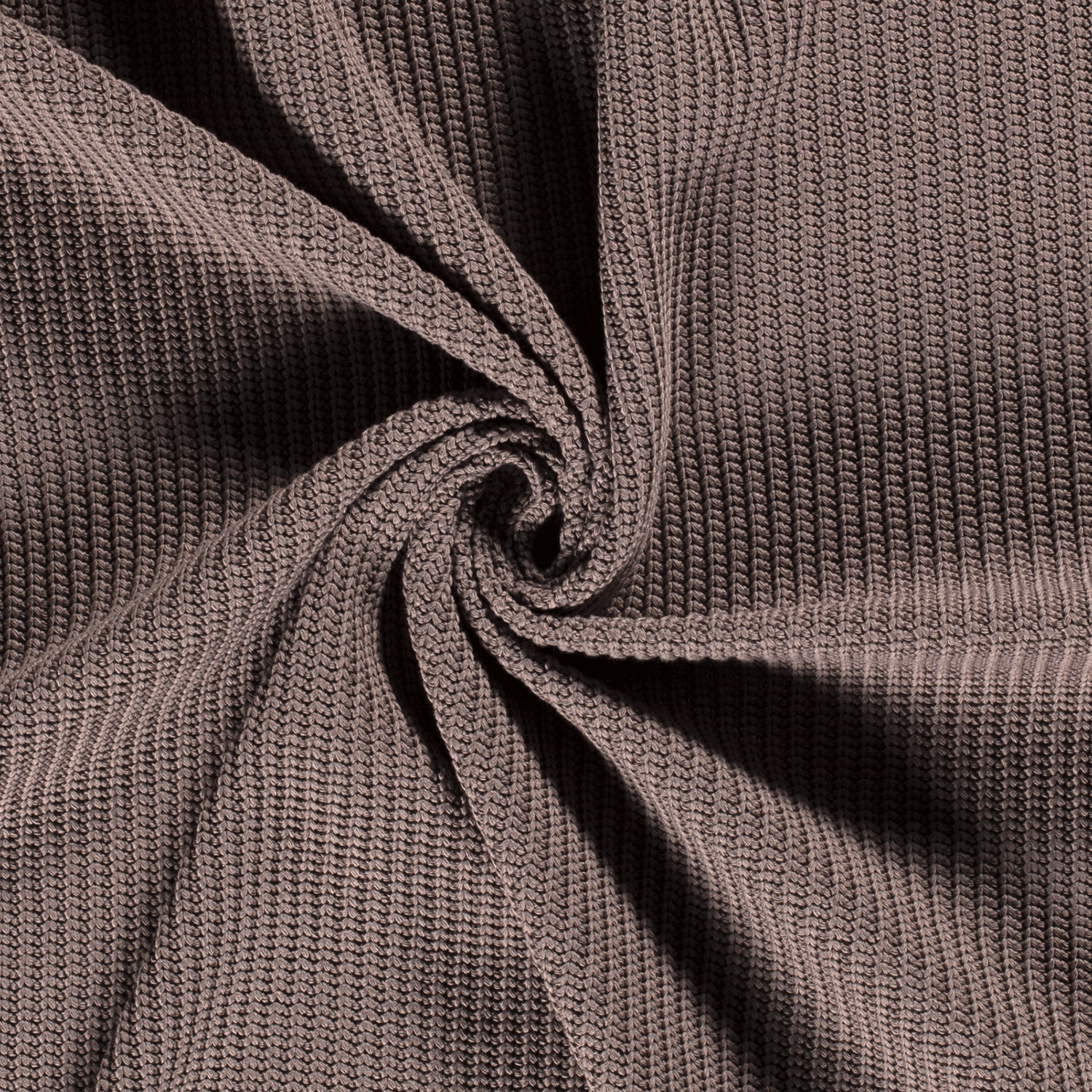 Chunky Knit Fabric - Taupe-Rib Knit-Jelly Fabrics