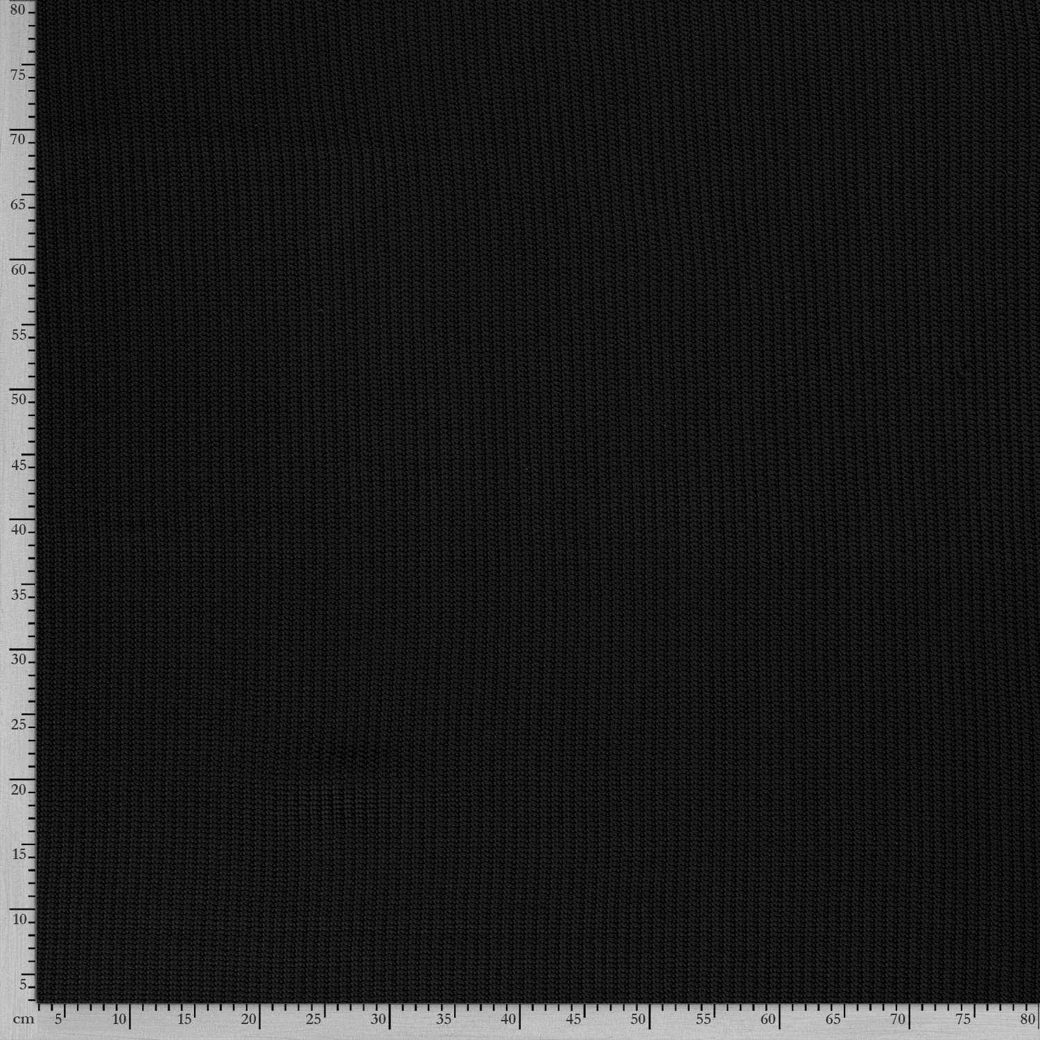 Chunky Knit Fabric - Black-Rib Knit-Jelly Fabrics