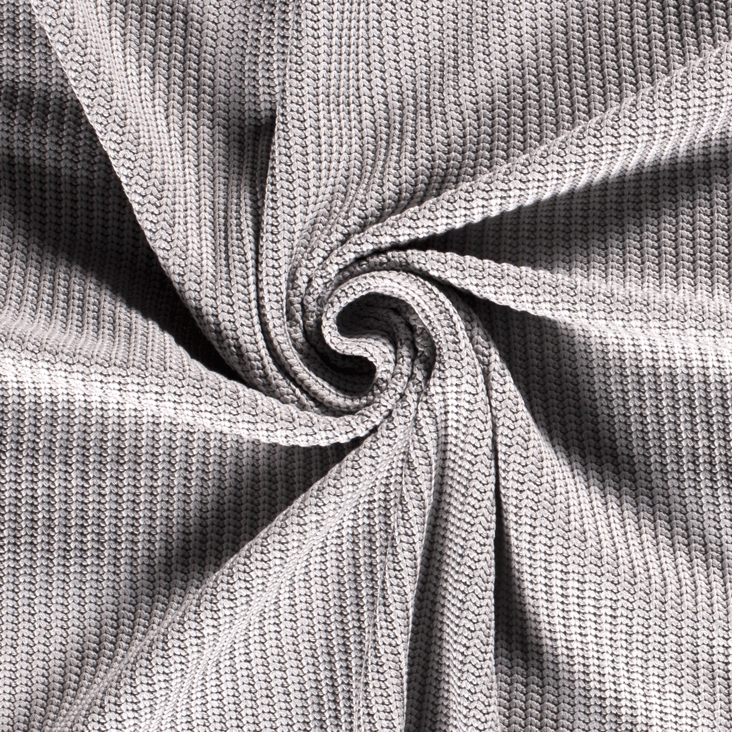 Grey on sale knit fabric