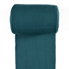 Chunky Tubular Ribbing - Petrol-Rib Knit-Jelly Fabrics