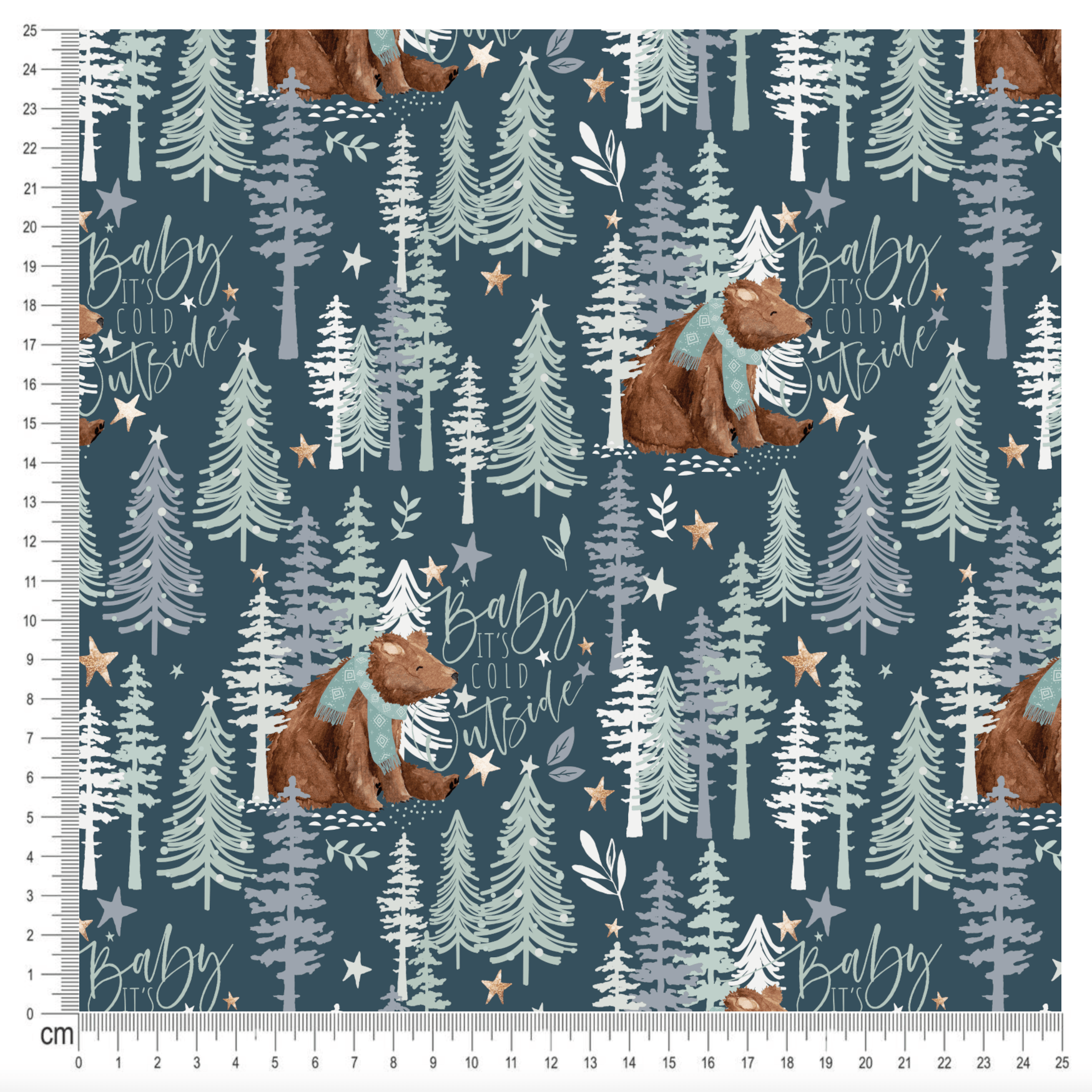 PRE-ORDER!!! - Baby It's Cold Outside Winter (EXCLUSIVE) (due July)-Jersey Fabric-Jelly Fabrics