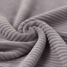 Wide Stretch Corduroy Jersey Fabric - Solid Grey-Corduroy-Jelly Fabrics
