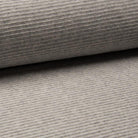 Wide Stretch Corduroy Jersey Fabric - Solid Light Grey Melange-Corduroy-Jelly Fabrics