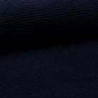 Wide Stretch Corduroy Jersey Fabric - Solid Navy-Jelly Fabrics