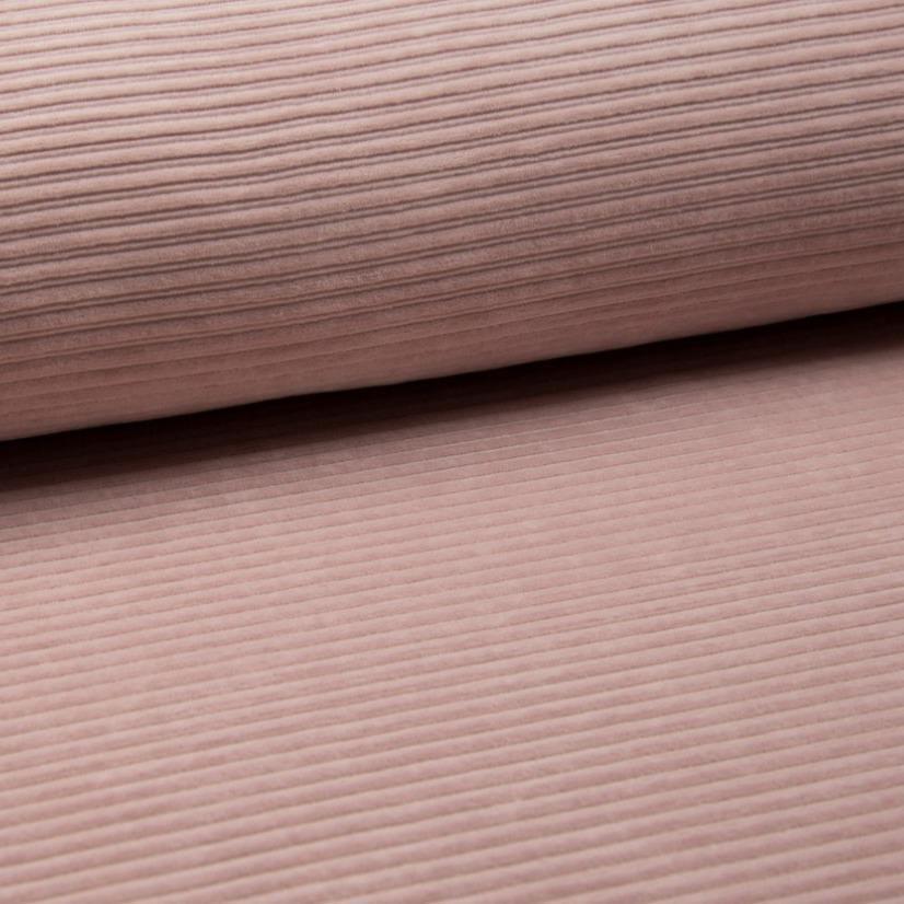Wide Stretch Corduroy Jersey - Nude-Corduroy-Jelly Fabrics