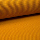 Wide Stretch Corduroy Jersey - Ochre-Corduroy-Jelly Fabrics