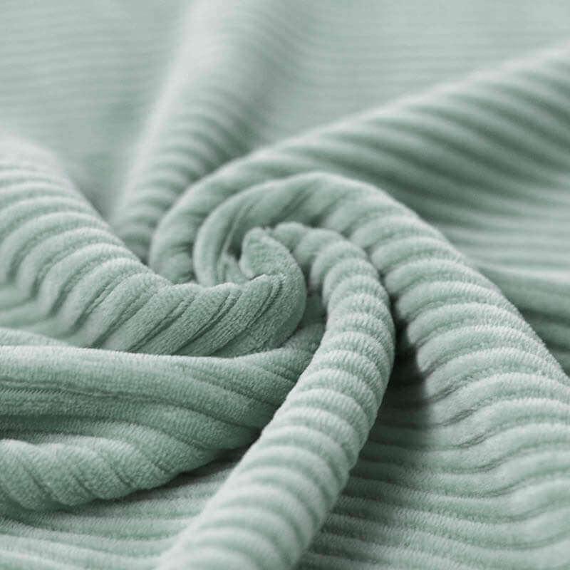 Wide Stretch Corduroy Jersey - Solid Sea Green-Corduroy-Jelly Fabrics