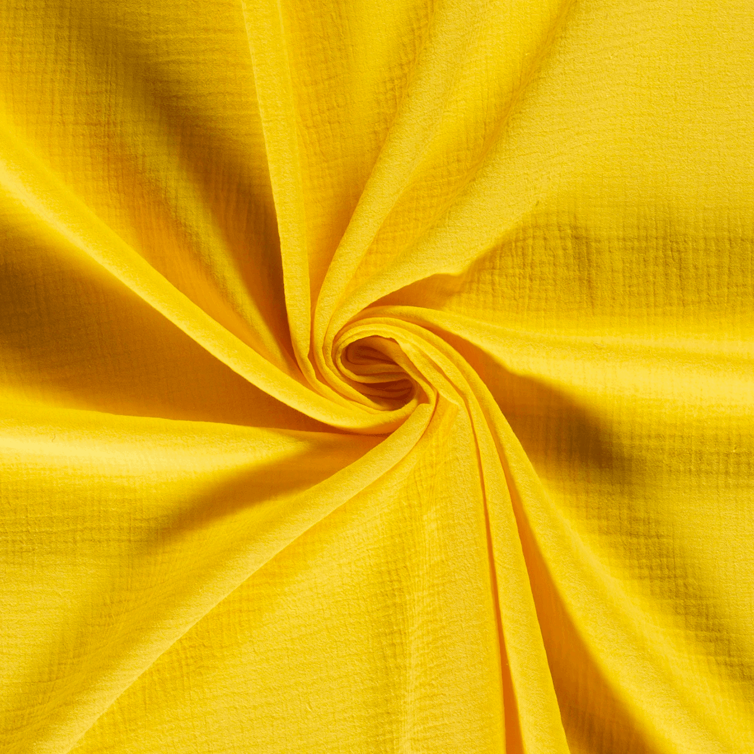 Double Gauze - Yellow-Muslin Fabric-Jelly Fabrics