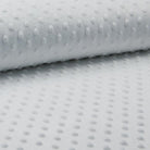 Plush Minky - Dimples White-Plush-Jelly Fabrics