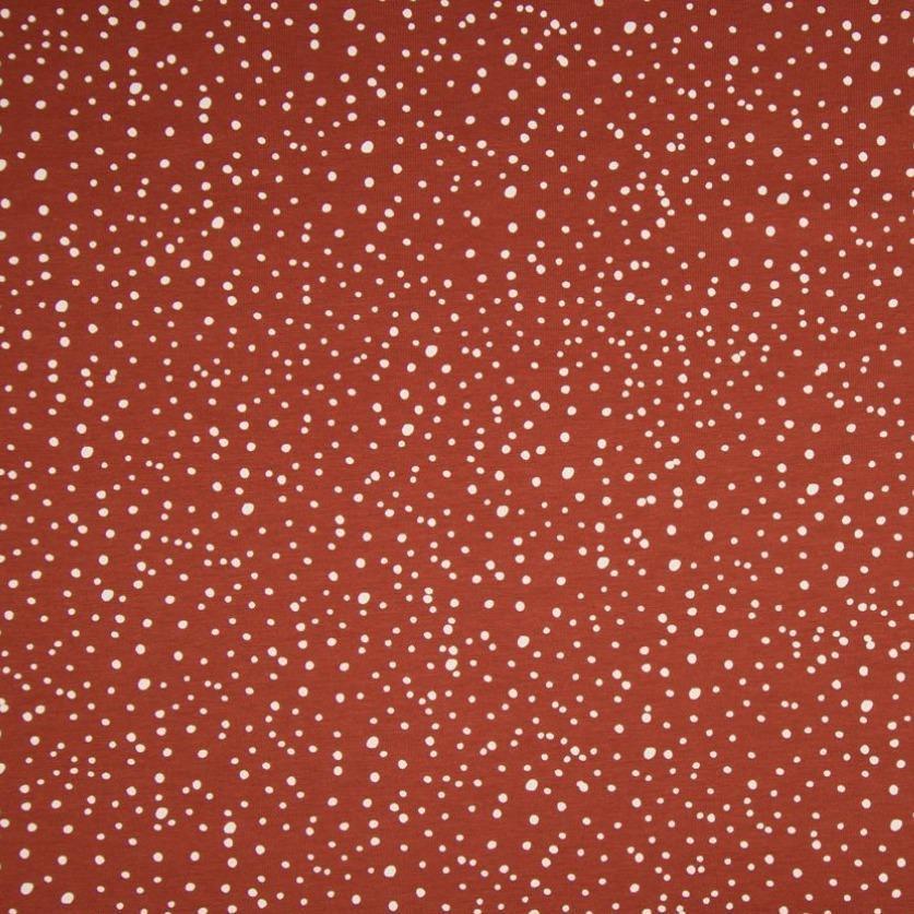 Jersey Fabric - Dots in Stone-Jersey Fabric-Jelly Fabrics