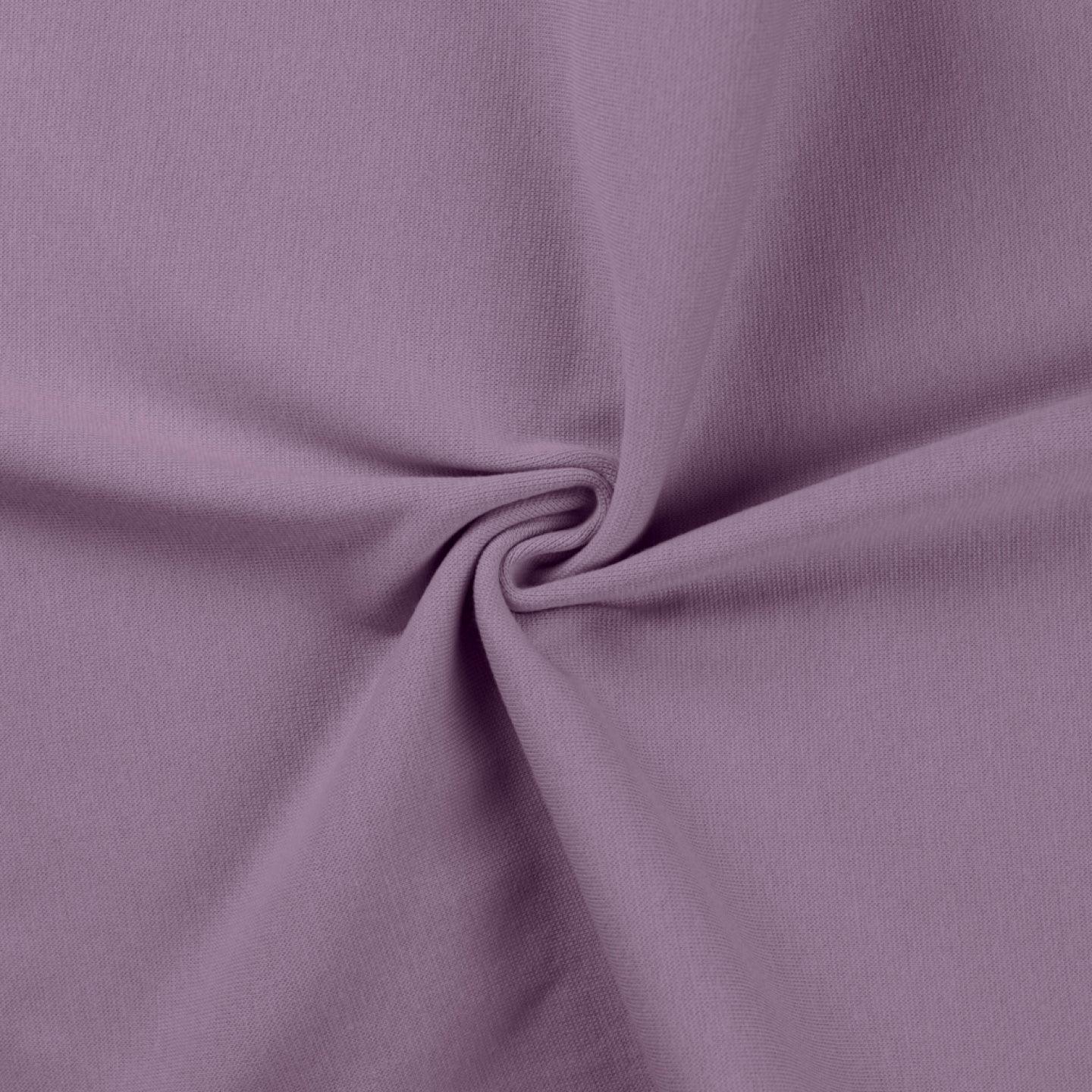 Tubular Ribbing - Dusty Lilac (NEW)-Rib Knit-Jelly Fabrics