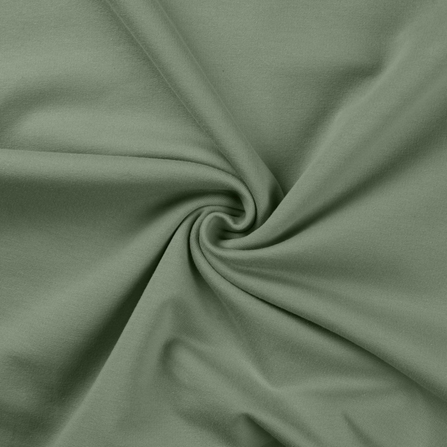 French Terry Loop Back - Dusty Mint (NEW)-French Terry-Jelly Fabrics