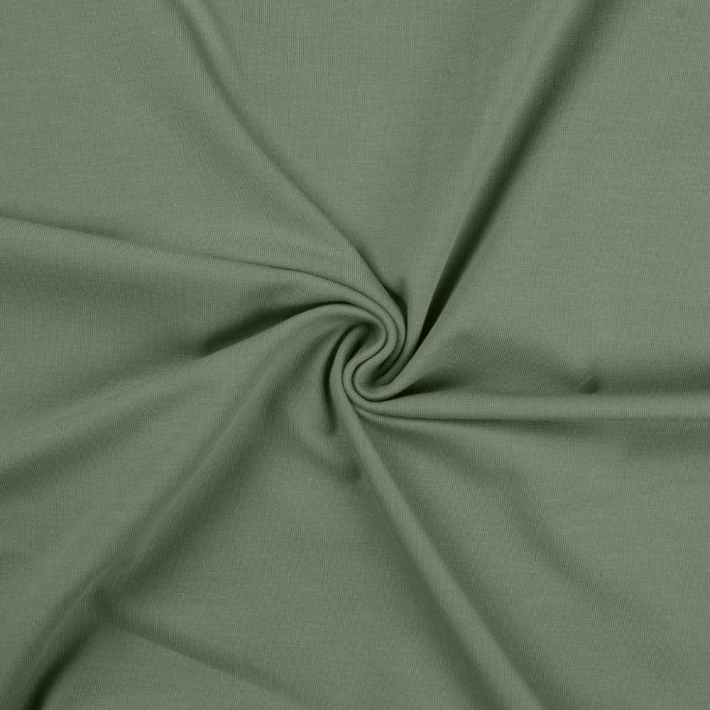 Cotton Jersey - Dusty Mint (NEW)-Jersey Fabric-Jelly Fabrics