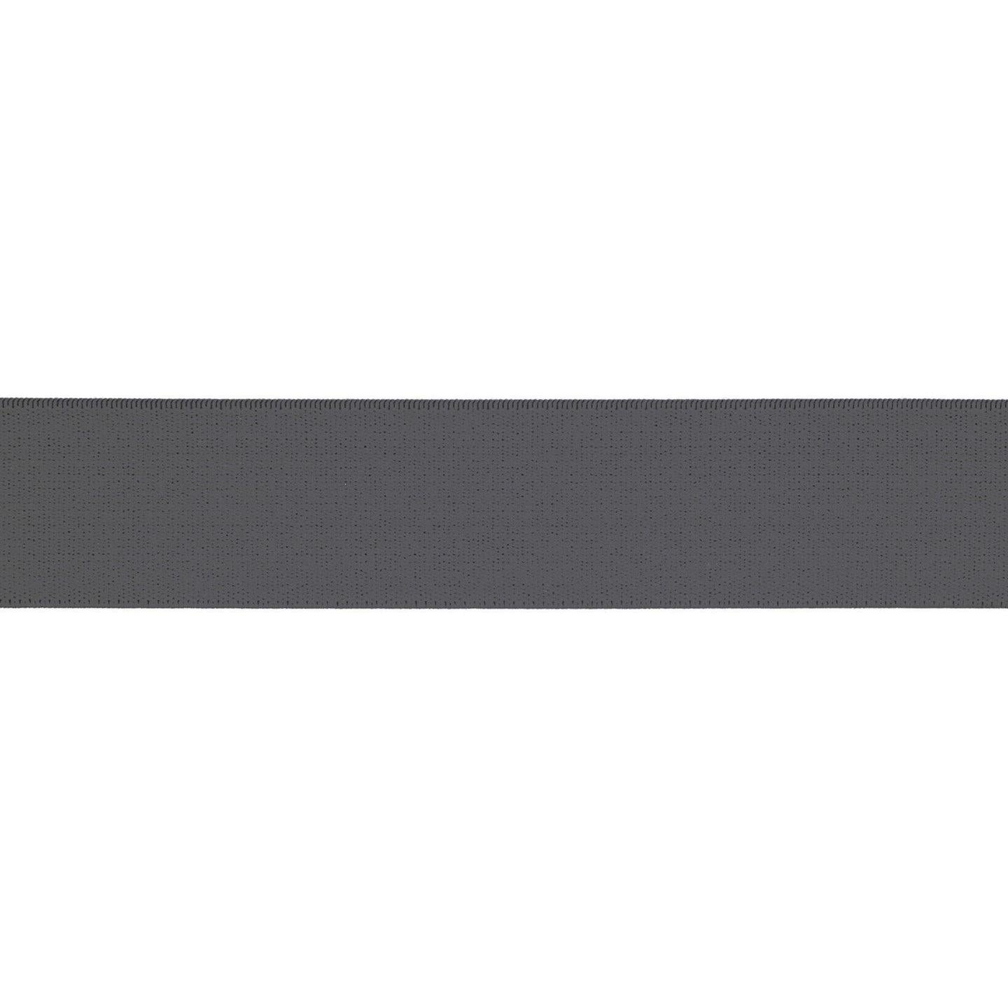 Elastic Tape - 30mm Dark Grey-Elastic-Jelly Fabrics