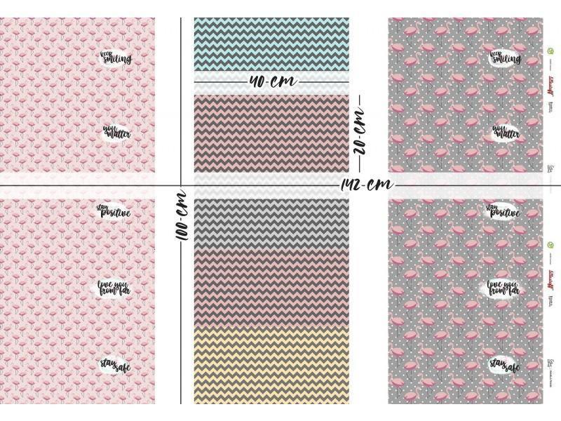 Organic Cotton Panel - Type 5 by Lillestoff-Jersey Panel-Jelly Fabrics
