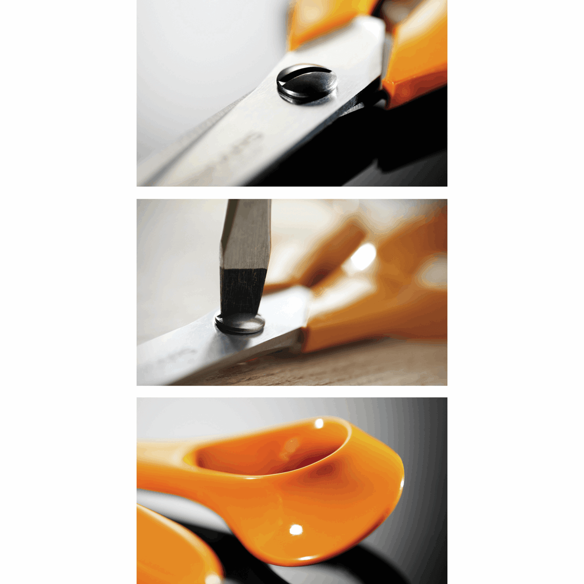 General Purpose Scissors from Fiskars, 21 cm - Orange (RH)-Accessories-Jelly Fabrics