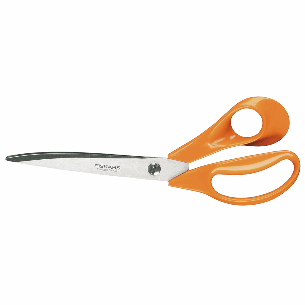 Dressmaking Scissors from Fiskars, 25 cm - Orange (RH)-Accessories-Jelly Fabrics