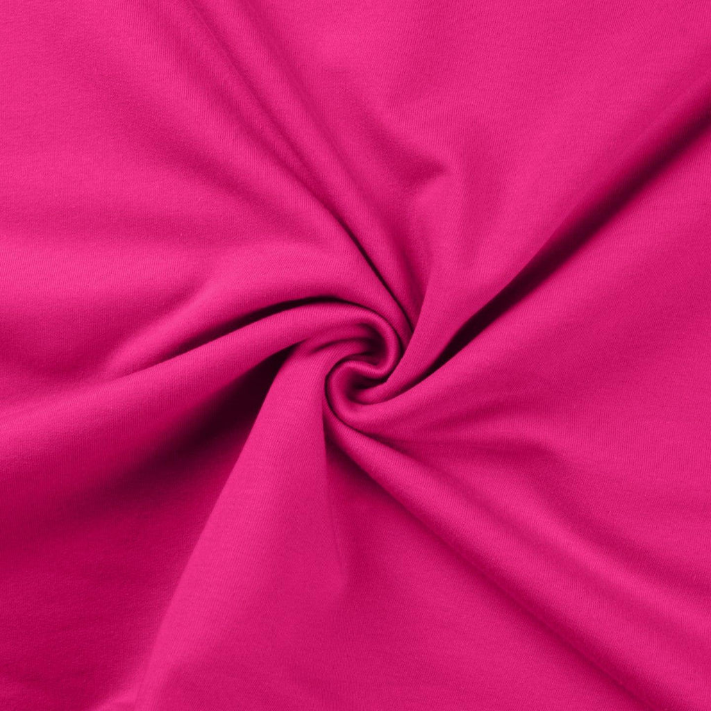 French Terry Loop Back - Fuchsia (NEW)-French Terry-Jelly Fabrics