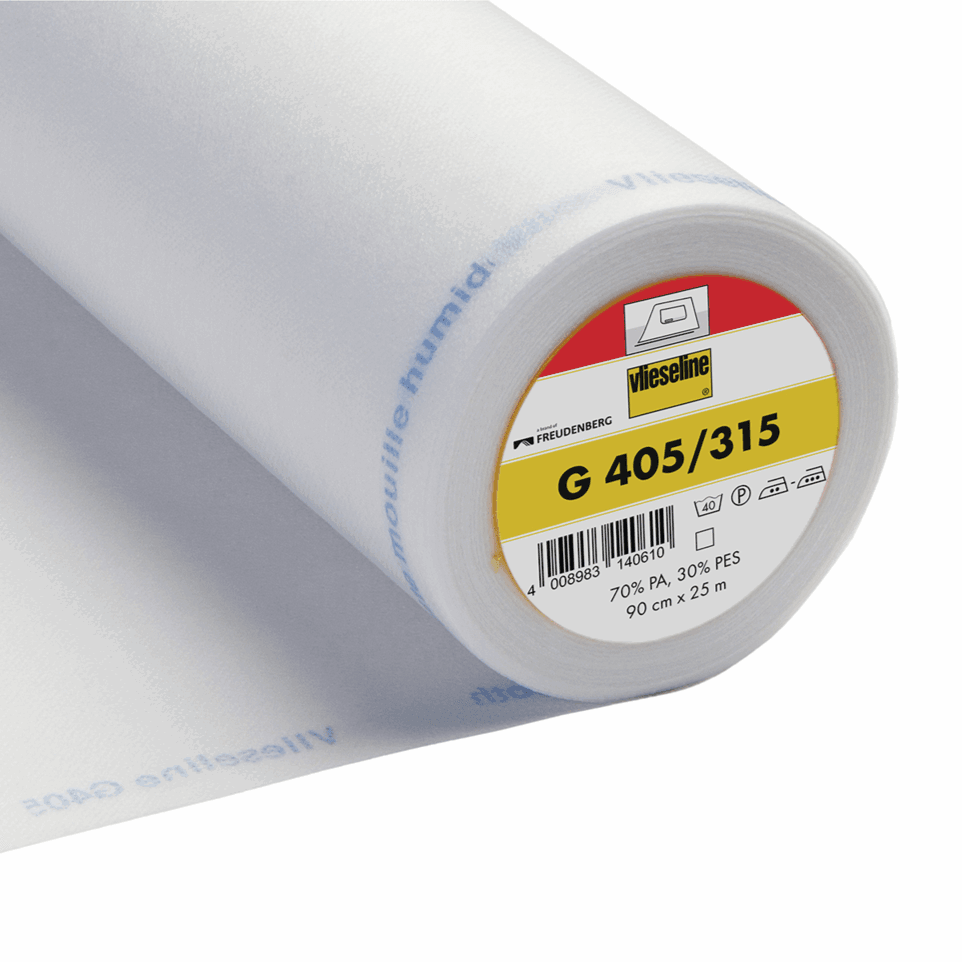 Vlieseline Iron-On Fusible Interfacing - Medium-weight Standard G405 (White)-Interfacing-Jelly Fabrics