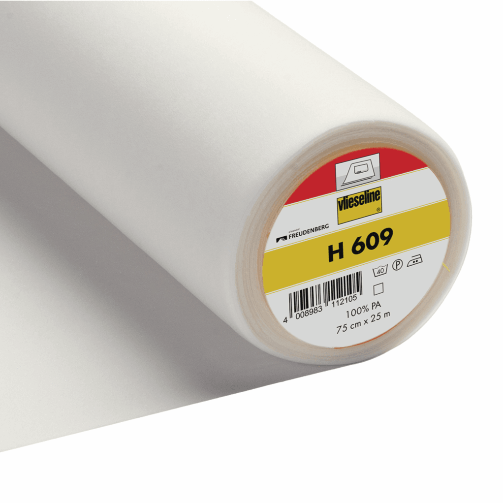 Vlieseline Iron-On Fusible Interfacing - Lightweight Bi-Stretch H609 (White)-Interfacing-Jelly Fabrics