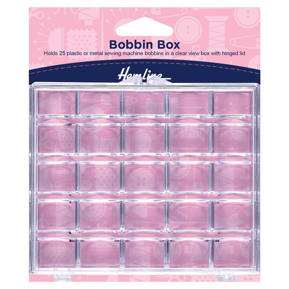 Hemline Bobbins Box - up to 25 spools-DIY Kit-Jelly Fabrics