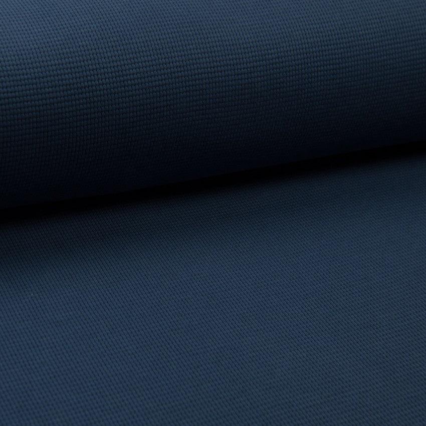 Waffle Knit - Denim Blue-Jersey Fabric-Jelly Fabrics