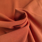 Waffle Jersey - Brick Orange-Jersey Fabric-Jelly Fabrics