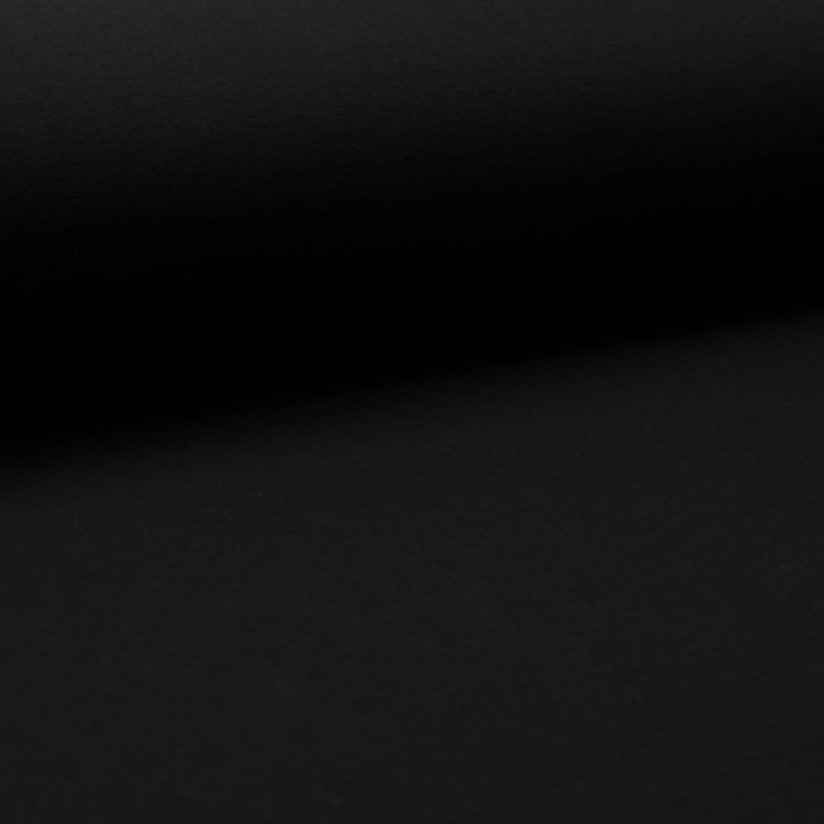 Heavy Jogging Fabric - Solid Black-French Terry-Jelly Fabrics